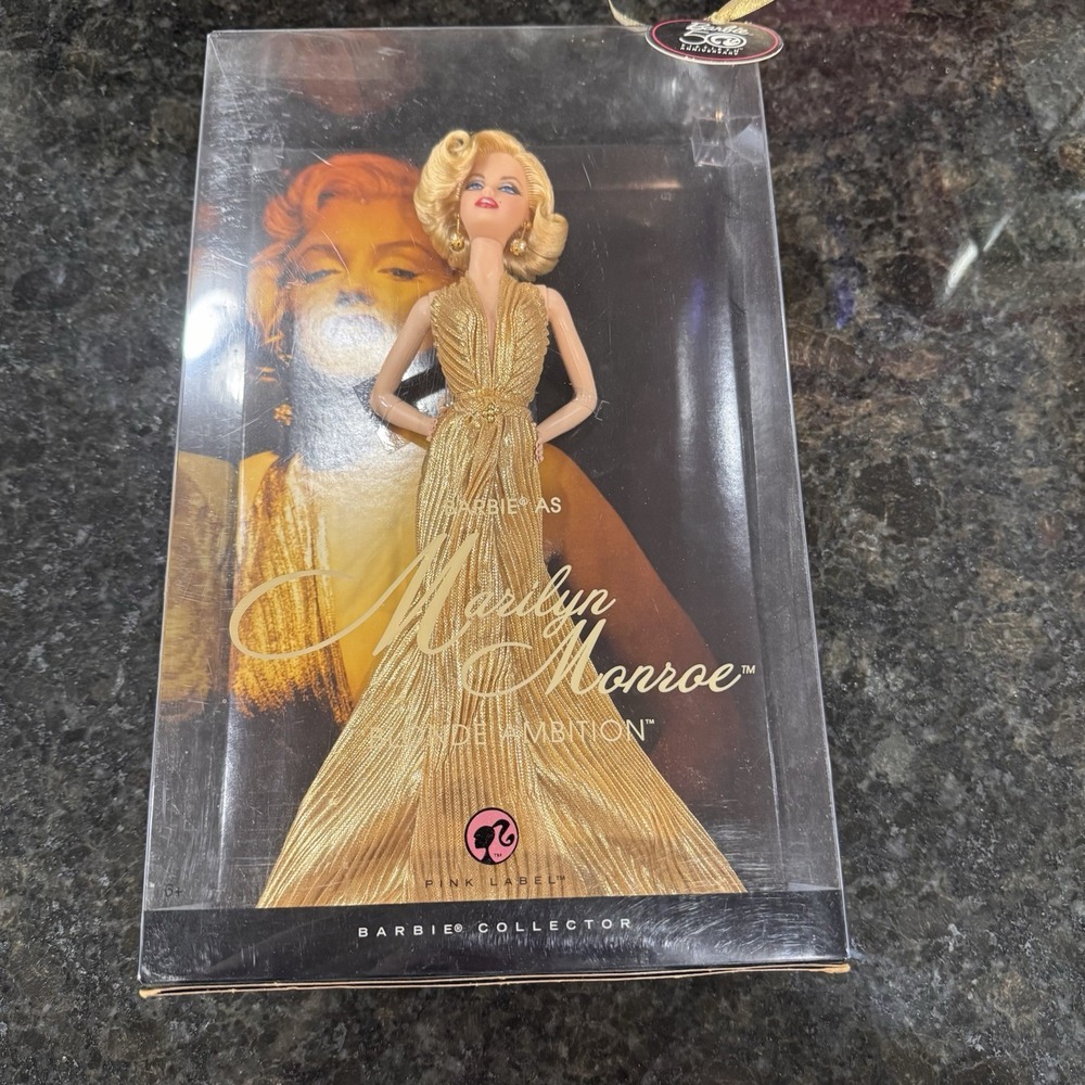 2008 Barbie as Marilyn Monroe Blonde Ambition Pink Label N4987